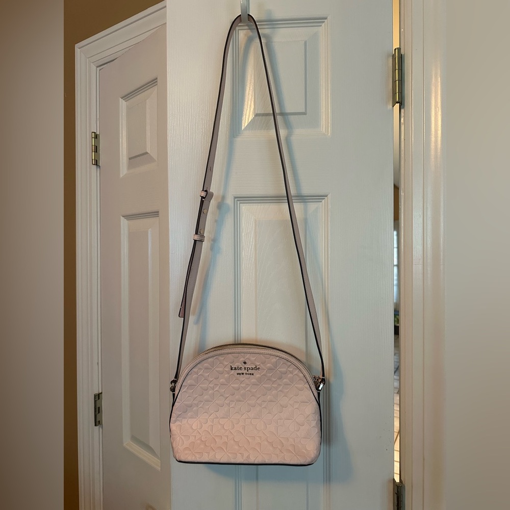kate spade Pale Blush Quilted Crossbody Bag